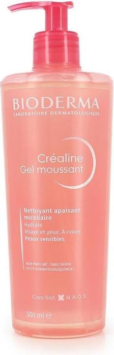Image du produit Bioderma Gel moussant Créaline 500ml (Mousse nettoyante, 500 ml)