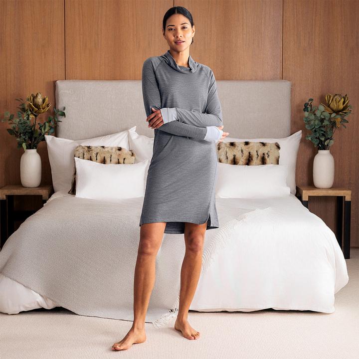 Produktbild Dagsmejan Nachthemd "Stay Warm" dunkelgrau (38, M)