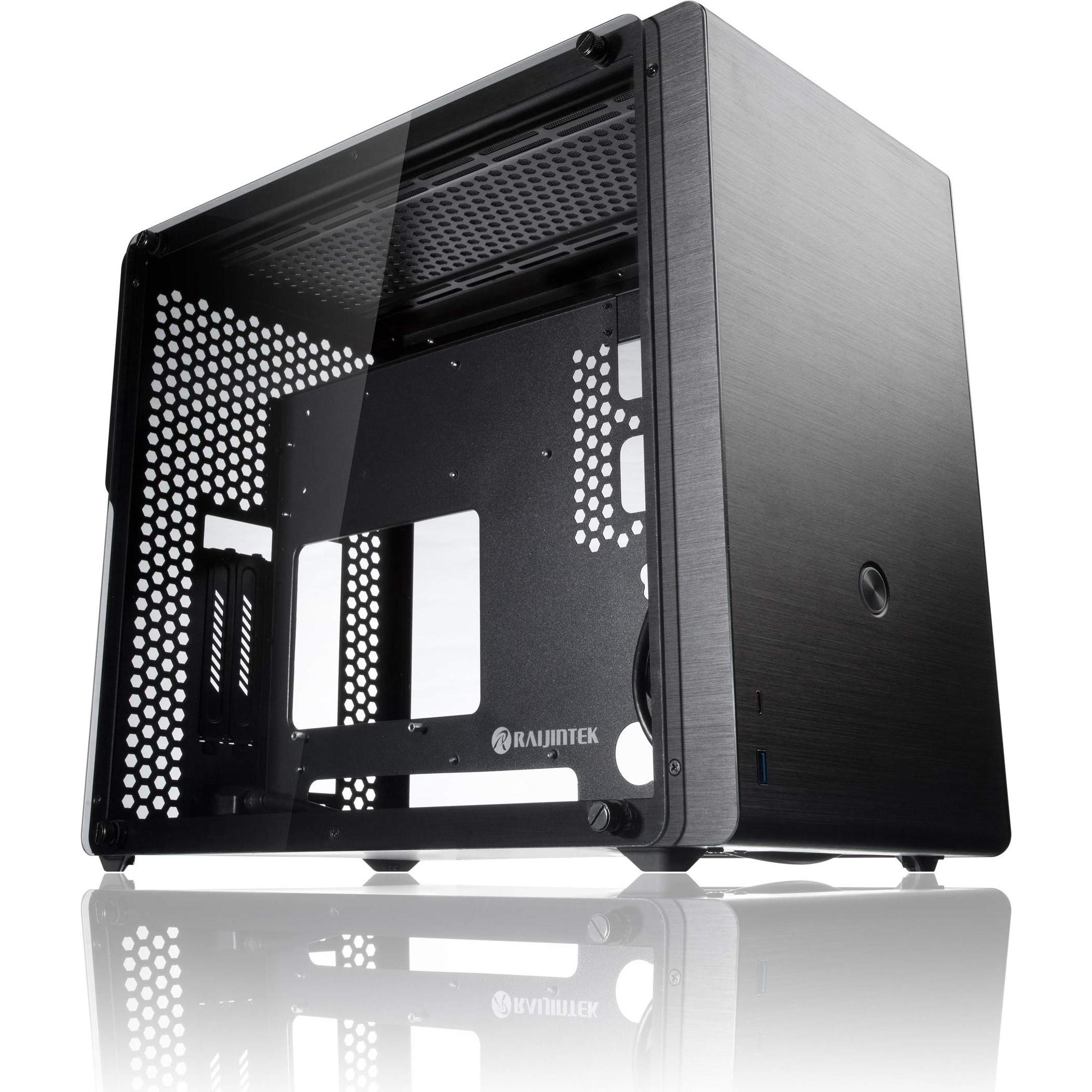 Raijintek Ophion M Evo (mATX, Mini-ITX), PC Gehäuse, Schwarz