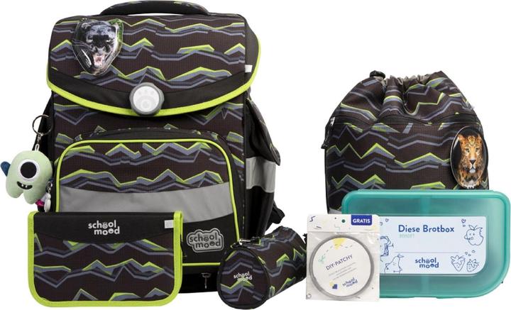 Immagine prodotto School-Mood Set di zaini per la scuola Timeless Pro da 7 pezzi (23.50 l)