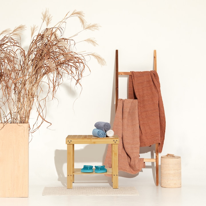 Actual product image Relaxdays Bathroom stool (150 kg)