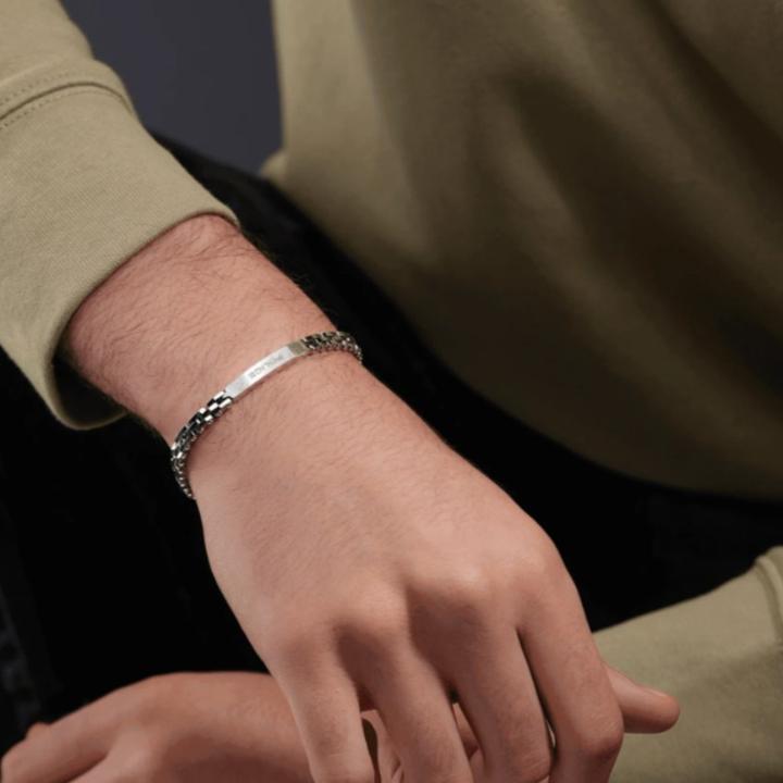 Produktbild Police Brick Armband (21 cm, Edelstahl, Stainless Steel)