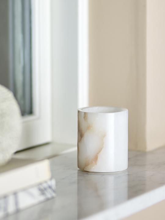 Productafbeelding Bloomingville - Annebel Teelichthalter - Weiss - Alabaster
