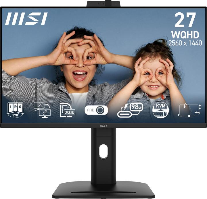 MSI PRO MP275QPDG ÉCRAN PLAT DE PC 68,6 CM (27) 2560 X 1440 PIXEL WIDE QUAD HD LCD NOIR (2560 x 1440 pixel, 27")