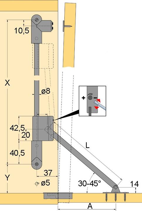 Productafbeelding Hettich Remklephouder Classic D