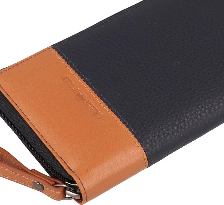 Actual product image Greenburry Nappa Geldbörse RFID Schutz Leder 19.5 cm