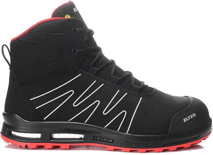 Produktbild GCS Shoes ELTEN ENNO XXT Pro Mid ESD S3S, black/red 42 (42)