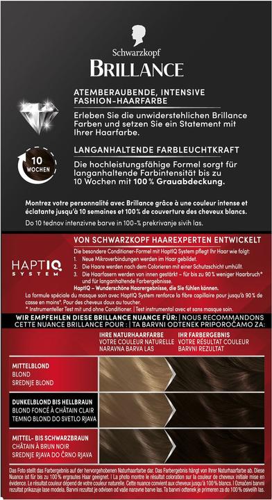 Produktbild Schwarzkopf Brillance Intensiv-Color-Creme (Braun)