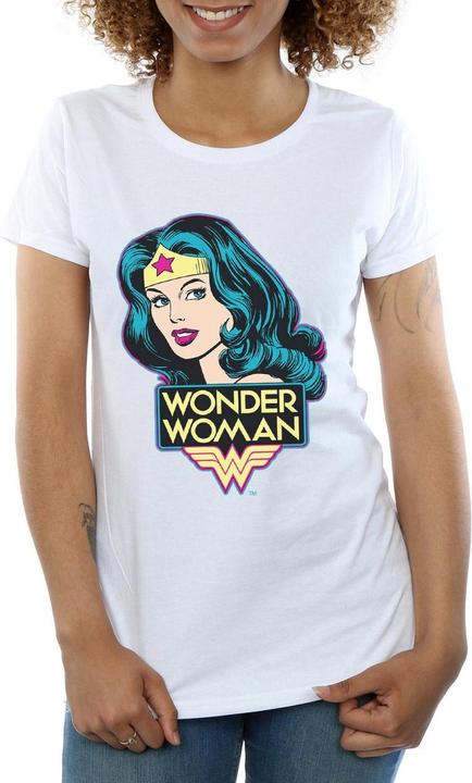 Immagine prodotto Wonder Woman Head Maglietta Donna (L)