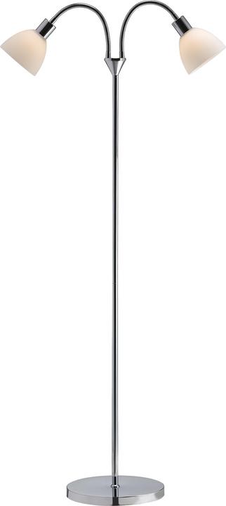 Nordlux Ray, floor lamp double, chrome (E14)