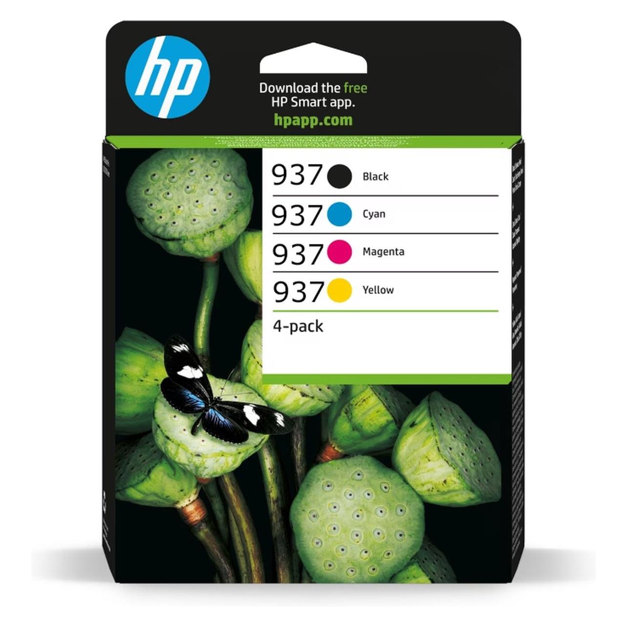 Hp, Inkt, 937 (M, C, Y, Bk)