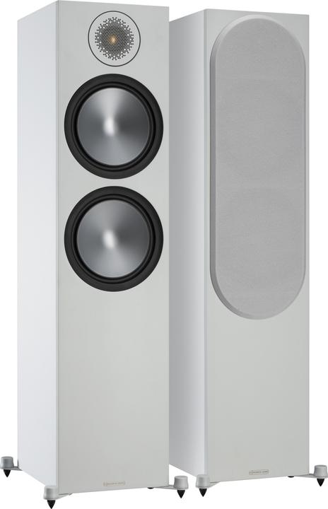 Actual product image Monitor Audio Floorstanding Speaker Pair Bronze 500 White (1 pair, 200 W)