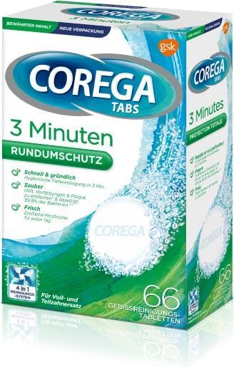 Produktbild GSK Corega Tabs 3 Minuten