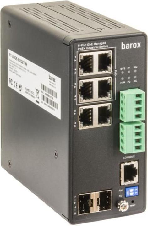 Produktbild Barox Switch DIN-rail, 1G, Mmt. (6 Ports)