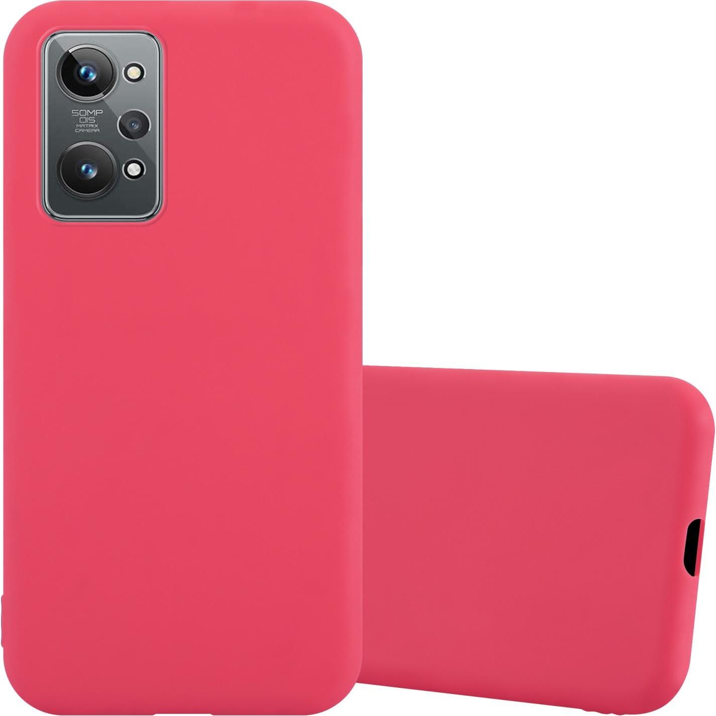Cadorabo Stossstange TPU Candy (Realme GT Neo 2, Realme GT 2), Smartphone Hülle, Rot