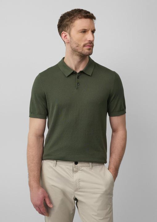 Produktbild s.Oliver Strickpullover Weiches Strick-Poloshirt aus Baumwoll-Seidenmix (XL)