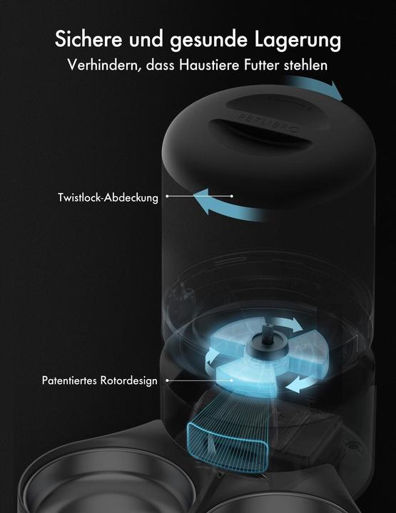 Produktbild Petlibro Futterautomat Granary Dual Feeder (5 l)