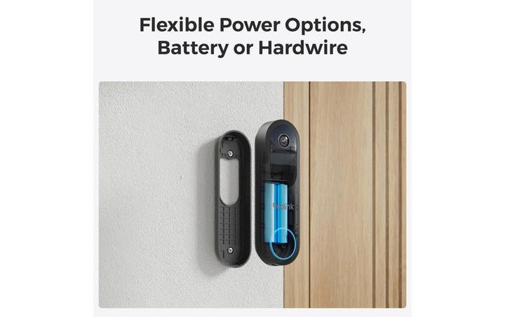 Image du produit Reolink D340B 2K+ WiFi Video Doorbell (WiFi)