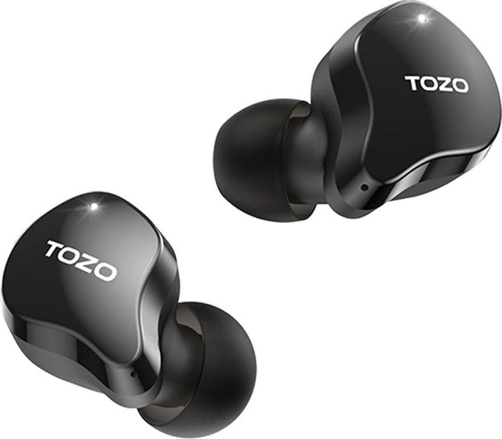 Image du produit Tozo Écouteurs TWS Crystal Buds Noir (ANC, 9 h, Sans fil)