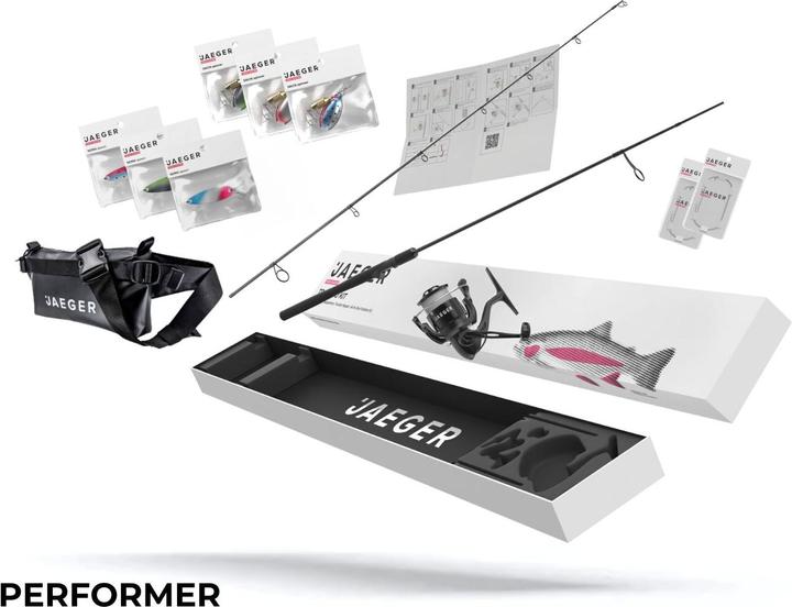 Jaeger Trout Go Kit - Combo De Démarrage Pour La Truite (Filature, 210 cm)