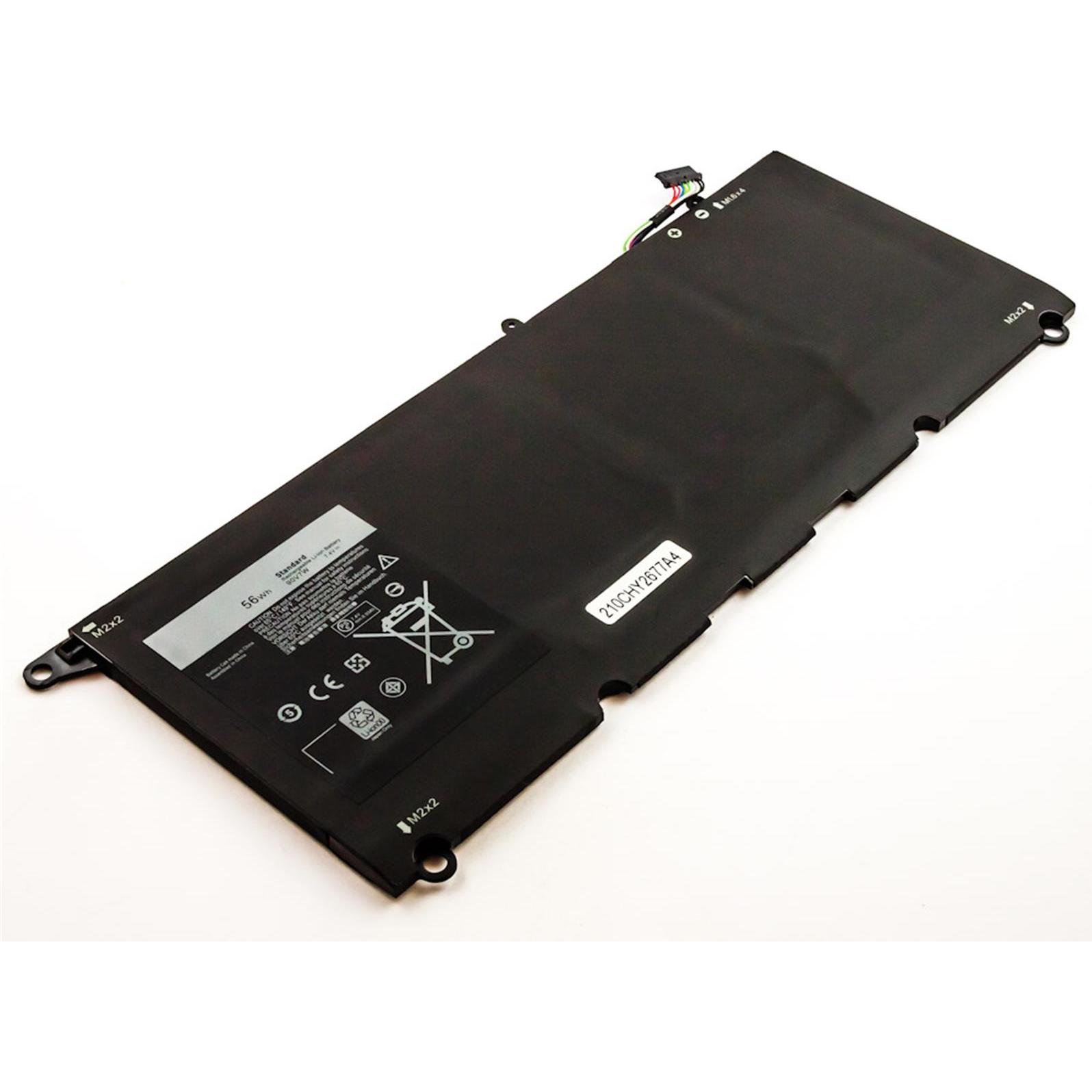 AGI Akku kompatibel mit Dell XPS 13 9343 - Akku - 7.000 mAh (7000 mAh), Notebook Akku, Schwarz