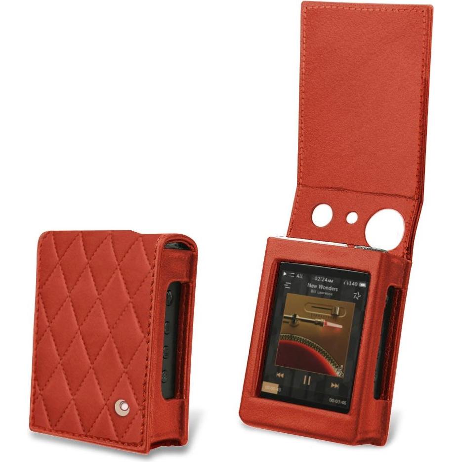 Thumbnail - Noreve Lederschutzhülle vertikal, MP3 Tasche + Hülle, Orange