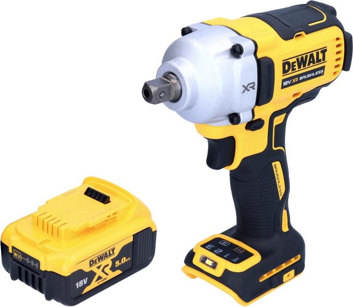Actual product image DeWalt DCF 892 N Cordless impact wrench 18 V 812 Nm 1/2" brushless + 1x rechargeable battery 5.0 Ah - (Rechargeable battery operated)