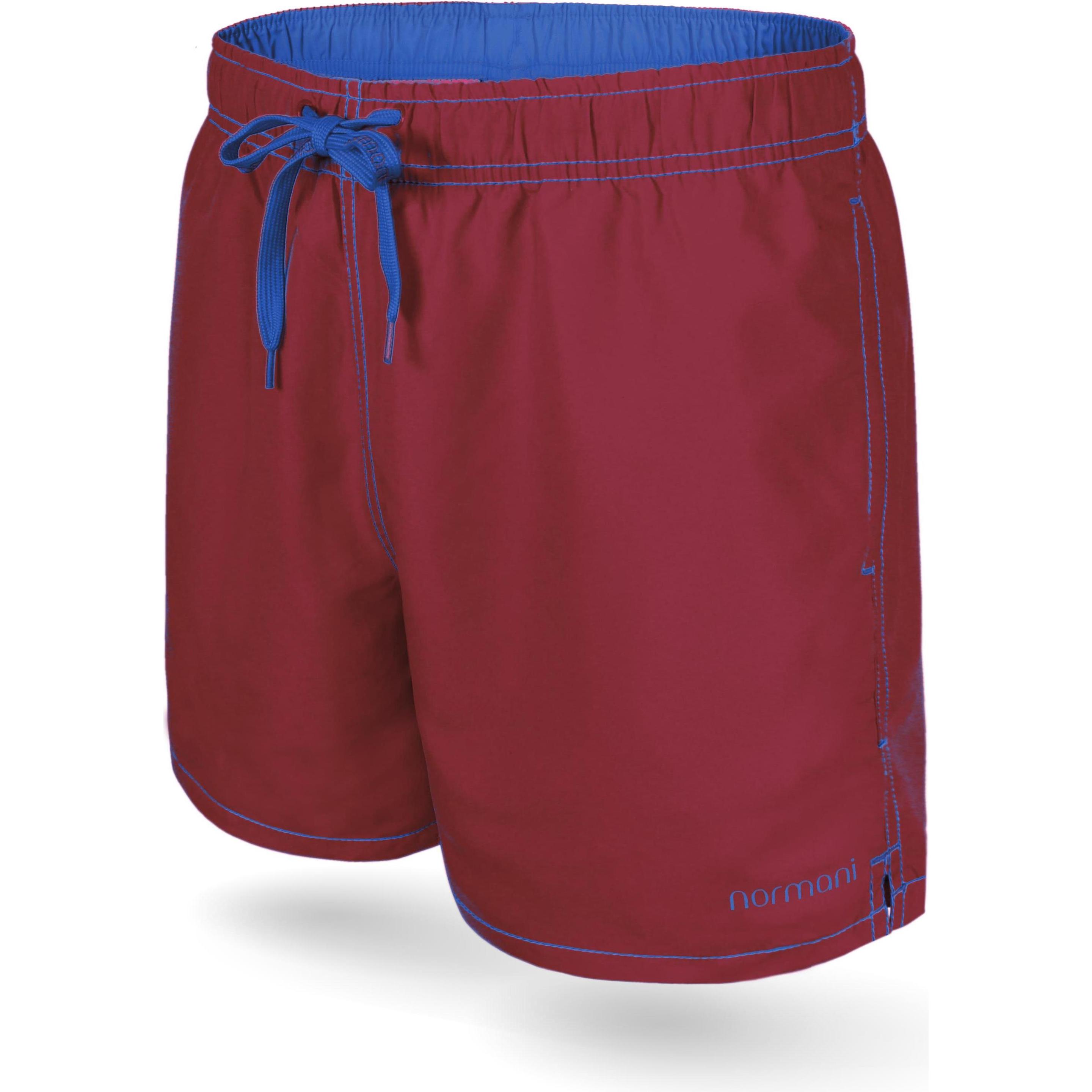 Normani, Herren, Badehose, Badeshorts Beacon, Rot, (XXL)