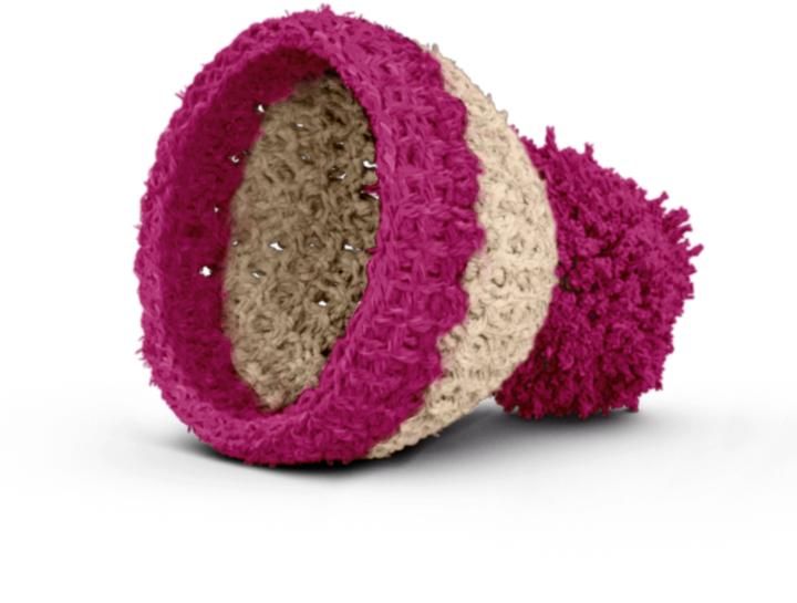 Produktbild 58 Products Eierbecher Mütze Elfenbein / Fuchsia (1 x)