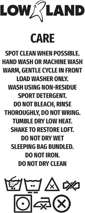 Productafbeelding Lowland OUTDOOR Donzen slaapzak - Super compact deken - 210 x 80 cm - 590gr +8C (210 cm)