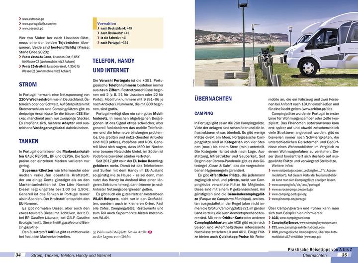Image du produit Wohnmobil-Tourguide Portugal (Allemand, Silvia Baumann, 2024)