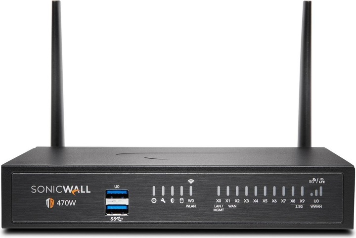 Produktbild SonicWall Firewall TZ-470W TotalSecure Advanced Appliance, w/APSS, 1yr
