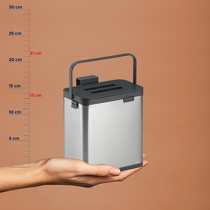 Produktbild Kela Silberner Plata Biomüllcontainer (2.10 l)
