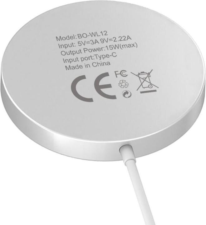 Immagine prodotto Bwoo Wireless charger WL-12 PD wireless charger 15W black (15 W)