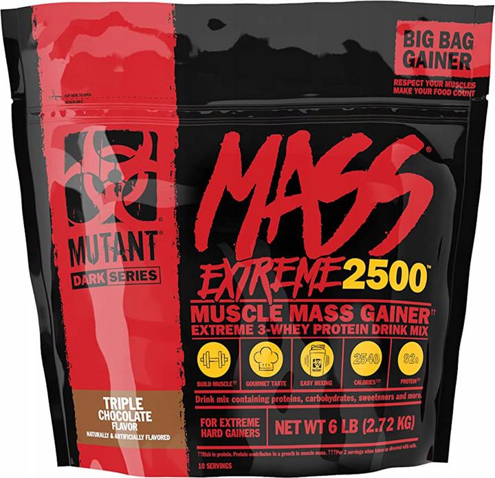 Actual product image Mutant Mass XXXtreme 2500 (Triple Chocolate, 1 pcs., 2720 g)