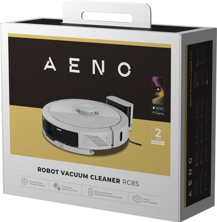 Produktbild Aeno Staubsauger Roboterstaubsauger RC5S Weiss (Saugwischroboter)