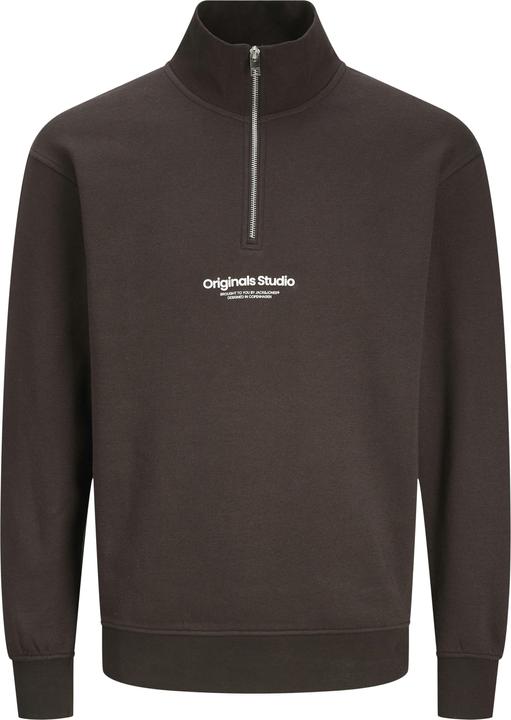 Produktbild Jack & Jones Text Sweatshirt mit halbem Reissverschluss Sweatshirt mit halbem Reissverschluss (M)