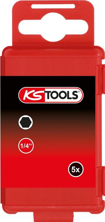 Produktbild KS Tools 1/4" Bit, Länge 75 mm (Innensechskant)