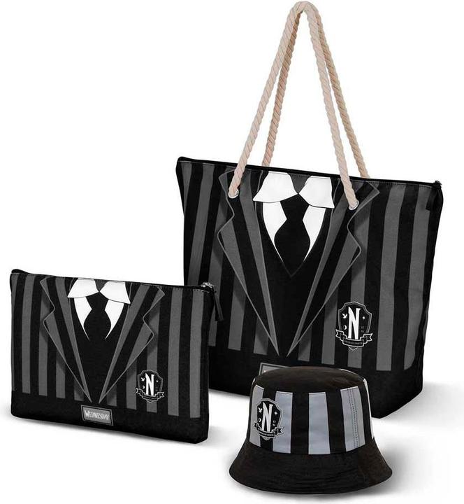 Immagine prodotto Karactermania MERCREDI - Uniforme - Sacca da spiaggia '52x37x17cm'