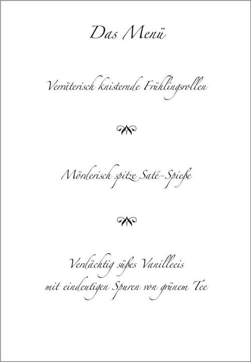 Actual product image Murderous dinner party murder in Shanghai (German)