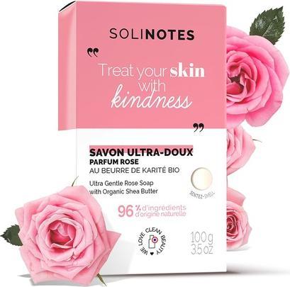 Actual product image Solinotes Solid Soap Rose (Hard soap, 100 g)