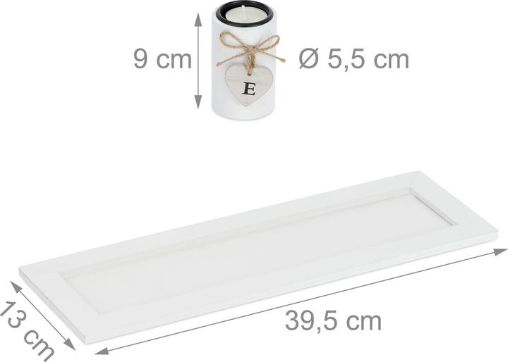 Actual product image Relaxdays Tea light holder (39.5 x 13 x 10 cm)