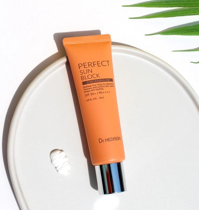 Actual product image Dr. Hedison Perfect Sun Block Cream (Suntan cream, SPF 50, 50 ml)