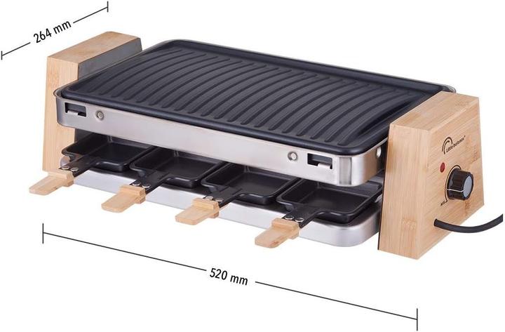 Produktbild Little Balance 8388 Raclette Wood 1500-8 Elegance Holz/Edelstahl