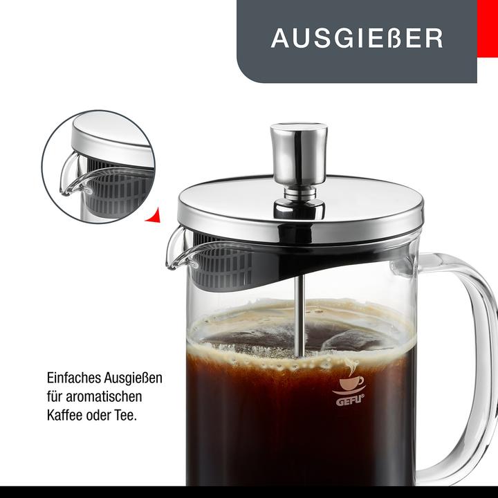 Produktbild GEFU Kaffeebereiter DIEGO, 1000 ml / 8 Tassen (1 l)