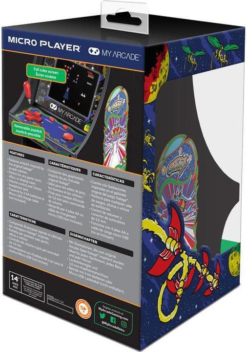 Actual product image MyArcade My Arcade Galaga Micro Player