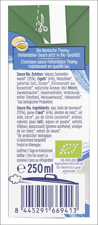 Immagine prodotto THOMY Olandese Organico (253.95 g, 1 pz.)