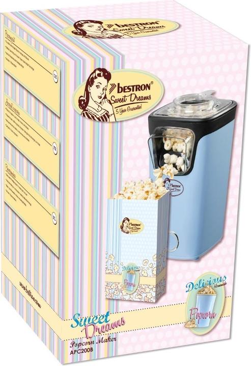 Actual product image Bestron Popcorn maker, blue
