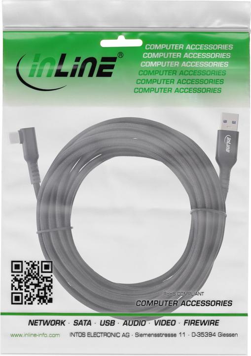 Produktbild InLine USB Typ C – USB A (5 m, USB 3.2 Gen 1, 60 W)