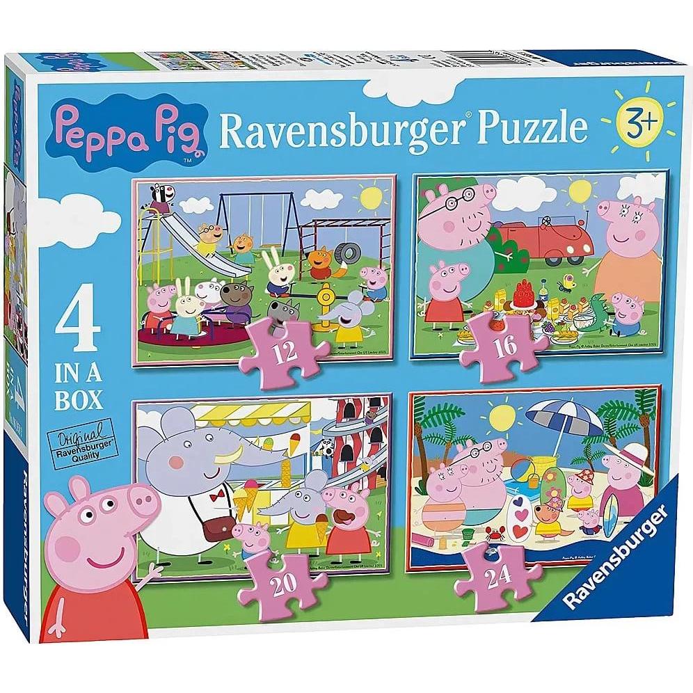 Ravensburger Ravensbuger Puzzels 4 Puzzels 12+16+20+24 Stukjes Pp: Peppa Pig (4 Pezzi)